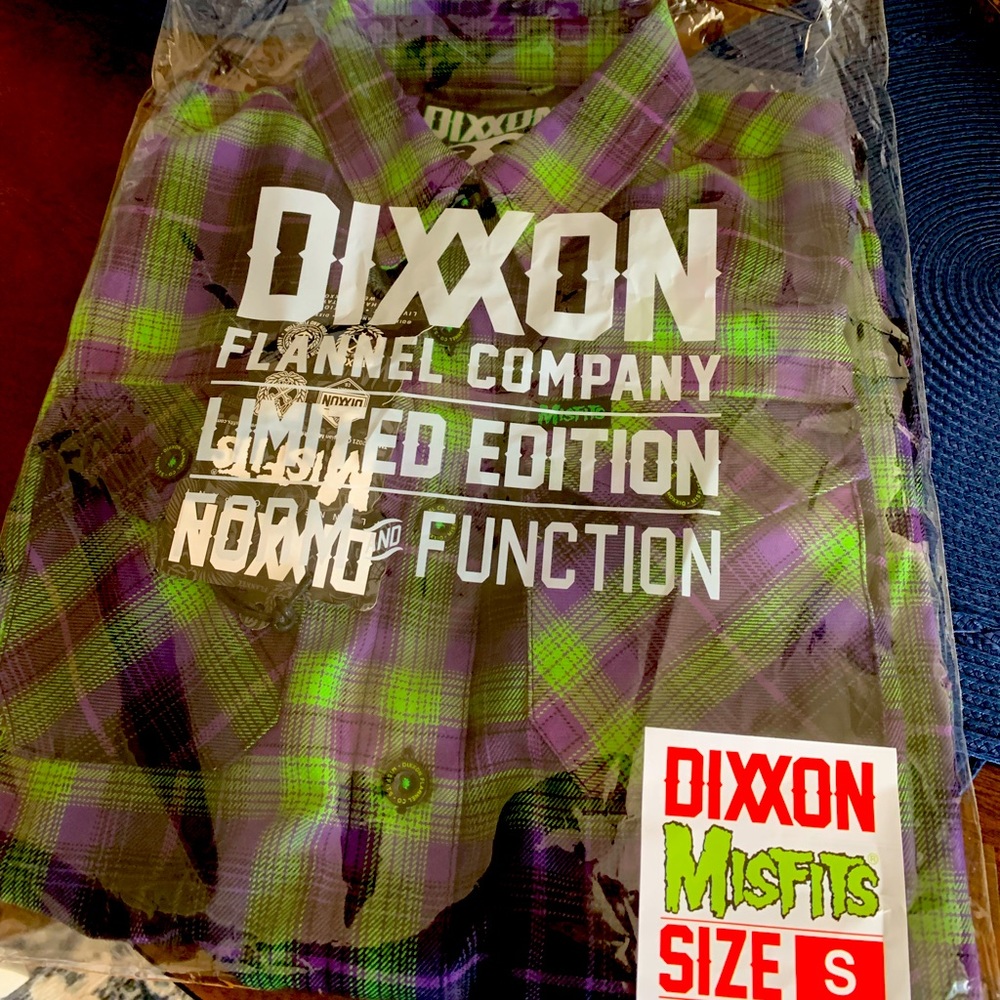 Selling a Dixxon Flannel Company Limited Edition “Misfits” flannel shirt BNIB